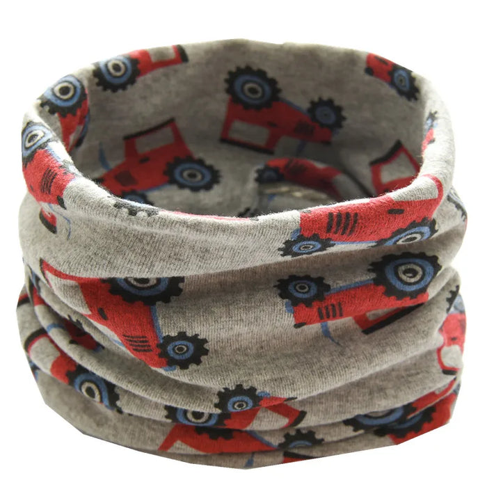 2024 Nuova Primavera Autunno Bambini Sciarpa Moda Bambini Bambino Sciarpa di cotone Ragazzi Ragazze O Ring Sciarpa Bambini Collare Bambino Sciarpa al collo