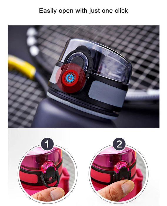 UZSPACE Borse acqua calda 500/1000ML Proteine Shaker Diretta Drink Outdoor Sport Tour Portatile A Perfetta Tenuta di Plastica Tritan La Mia Bottiglia BPA Libero