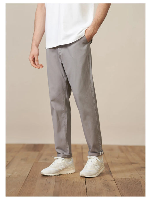 SIMWOOD 2024 autunno nuovi pantaloni Casual da uomo in cotone Slim Fit Chinos moda pantaloni abbigliamento maschile di marca Plus Size Pant 482