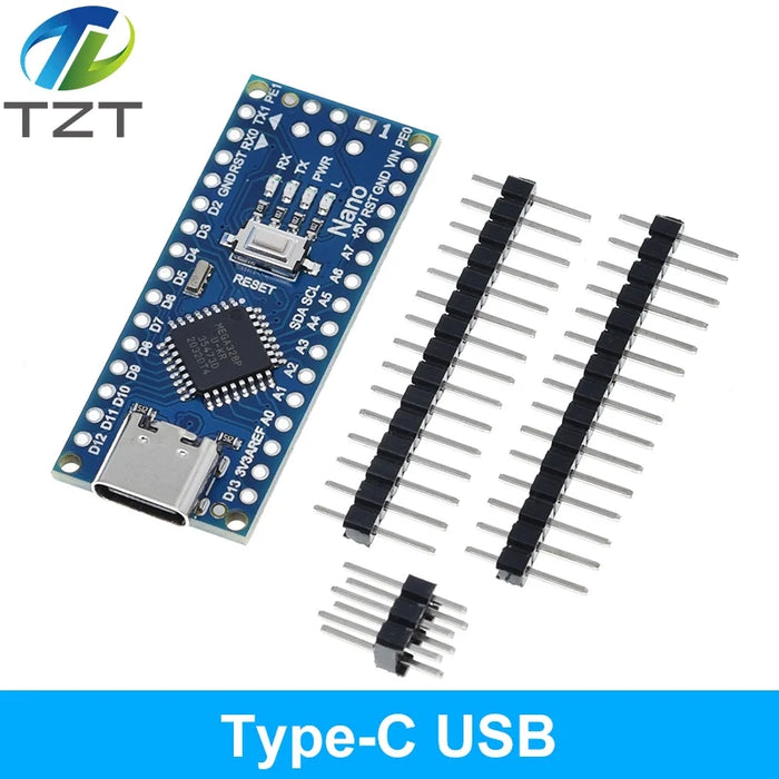 Nano Mini USB Con controller Nano 3.0 compatibile con bootloader per driver USB TZTrduino CH340 16Mhz Nano v3.0 ATMEGA328P/168P