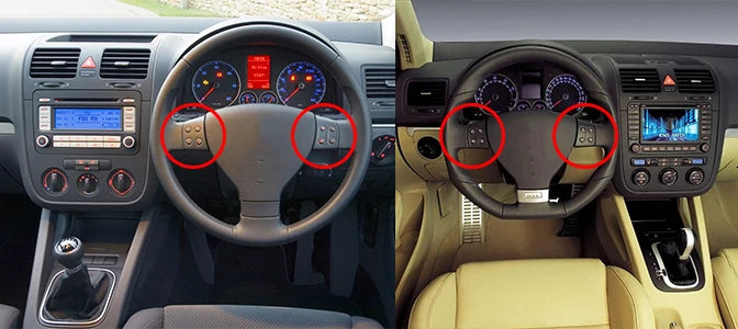 RCD330 RCD360 adattatore simulatore di controllo pulsante volante multifunzione per VW Golf 5 6 Jetta MK5 Touran Caddy Passat B6