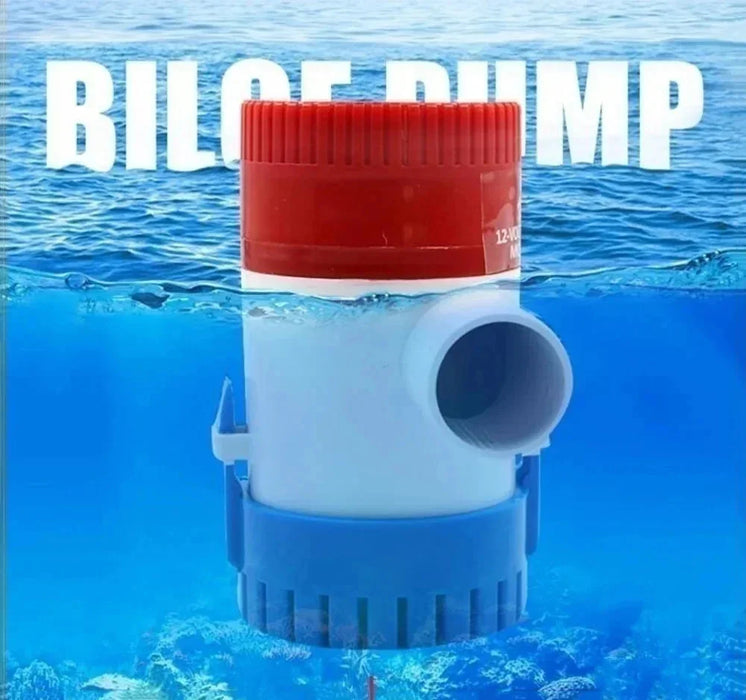 1100GPH mini boat bilge pump 12v bilge pump 12 v 24v dc 10A submerse kayak rule water electric 1100 gph volt garden rinse Wash