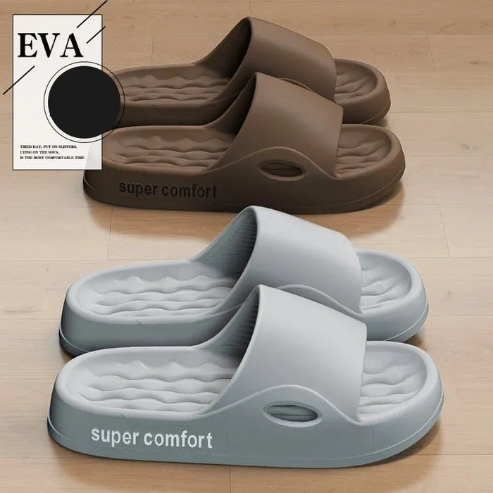 Pantofole con plateau spesse per le donne casa morbida suola cuscino diapositive sandali donna estate spiaggia infradito antiscivolo pantofola da bagno