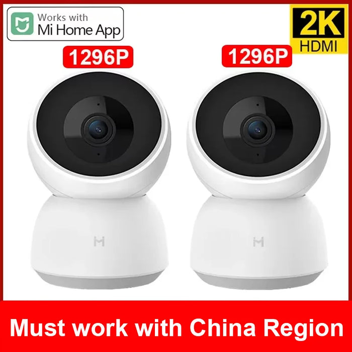 Smart Camera originale 2K 1296P HD 360 Angolo WiFi Visione notturna Webcam Video Telecamera IP Monitor di sicurezza per bambini per Xiaomi Mihome APP