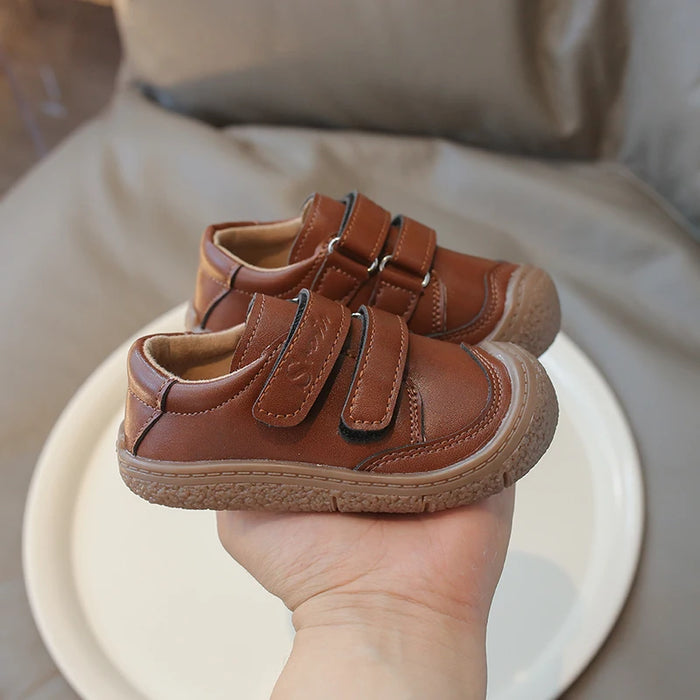 Primavera autunno neonate ragazzi scarpe Casual bambini Sneakers suola morbida antiscivolo neonato primi camminatori scarpe scarpe in pelle per bambini