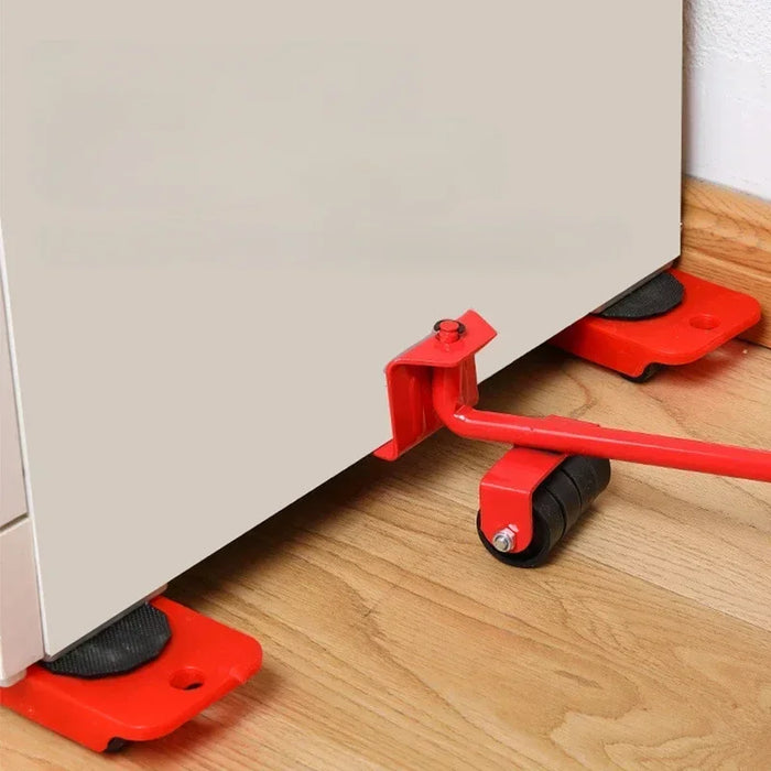 5 pz/set Set di strumenti per Mover per mobili rullo mobile per oggetti pesanti con sollevatore per mobili da Bar con strumento mobile professionale per ruote