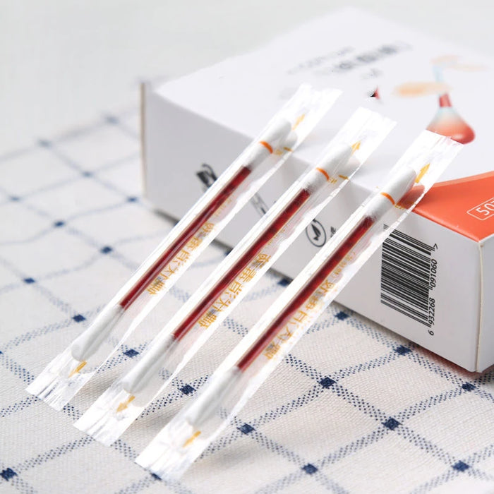 Tampone di cotone iodio monouso per neonati bastoncini di tampone iodoforo indipendenti bambini adulti bambino famiglia all'aperto sicurezza quotidiana assistenza domiciliare