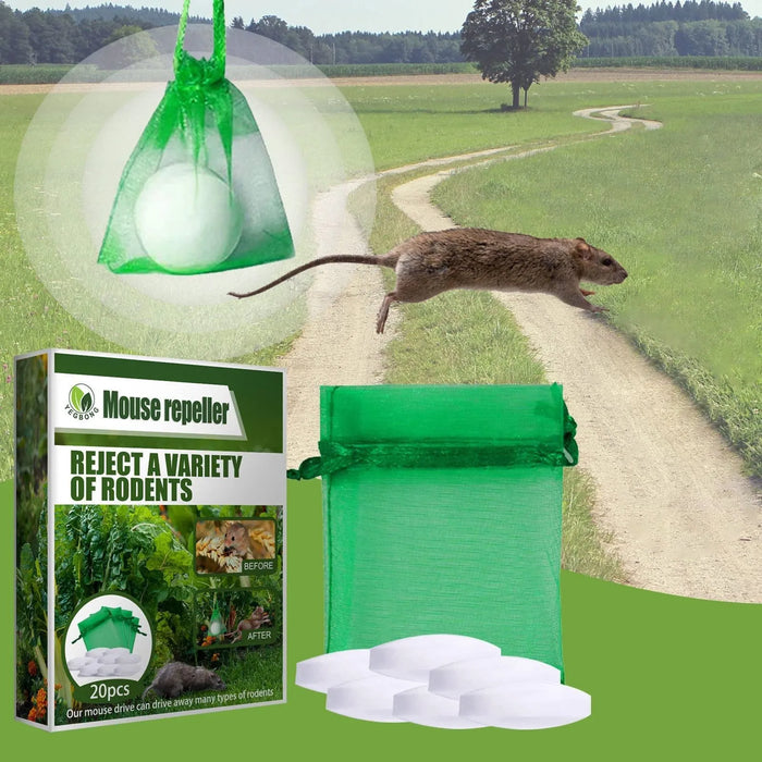 20 pezzi tenere i topi fuori per la casa olio di menta piperita per topi e ratti scoiattolo topo per garage domestici armadi per camper camion motori per auto