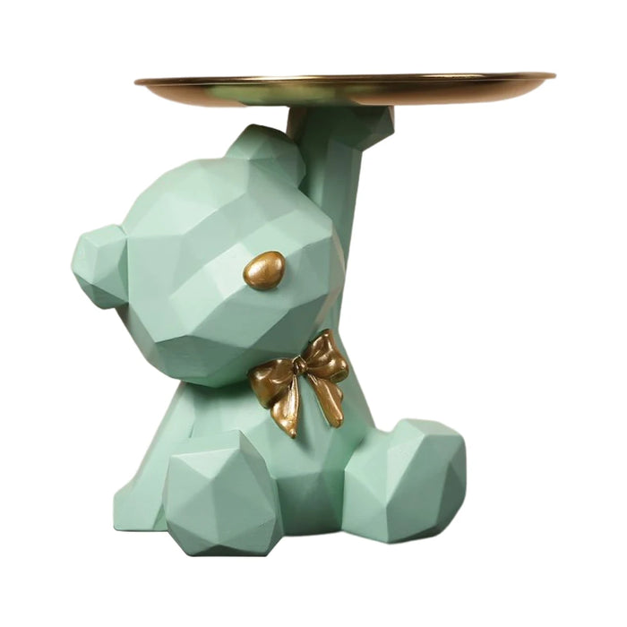 Portachiavi orso geometrico figurina ingresso artigianato resina decorazione scrivania caramelle articoli vari forniture per la casa per soggiorno di casa