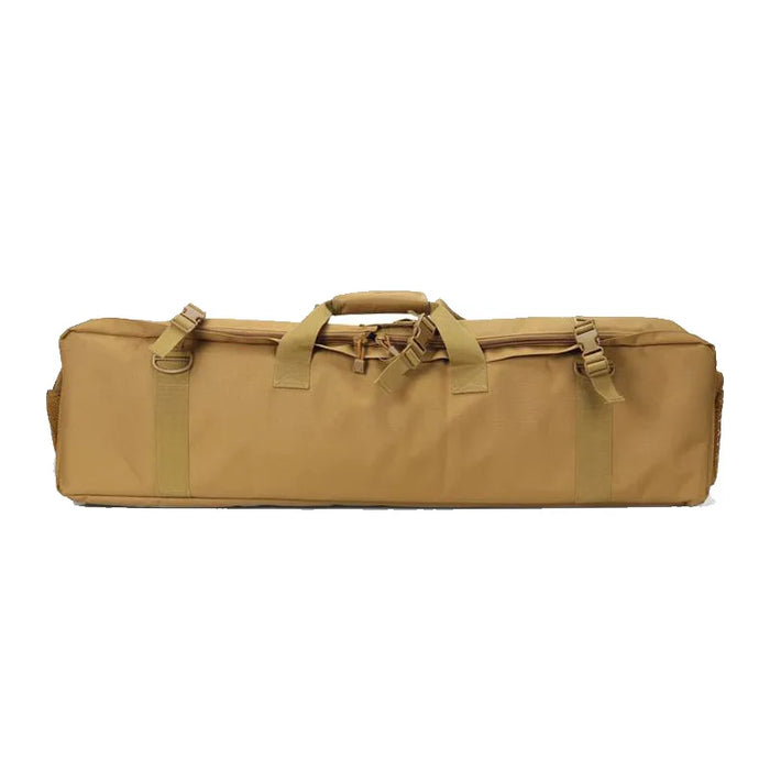 Zaino da caccia tattico in nylon 1000D Borsa da trasporto quadrata per doppio fucile con tracolla Borsa per pistola softair Custodia protettiva per tiro