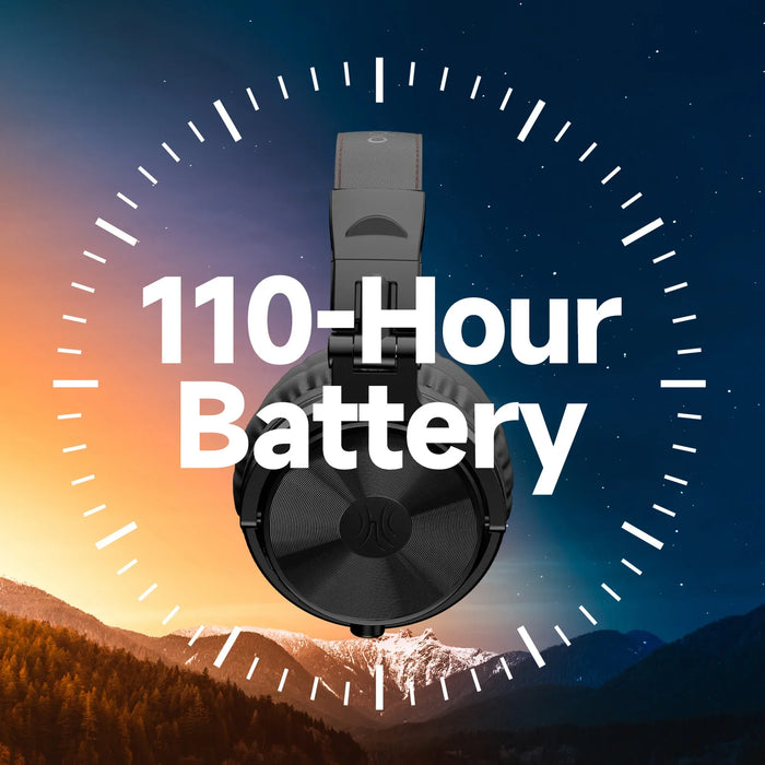 Oneodio Pro-C Cuffie wireless Bluetooth con microfono 110 ore ad alta risoluzione sopra l'orecchio Auricolare Bluetooth 5.2 per telefono PC Sport