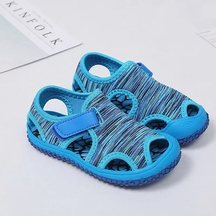 Estate neonate ragazzi sandali bambini sandali da spiaggia fondo morbido scarpe antiscivolo per bambini scarpe da esterno anticollisione