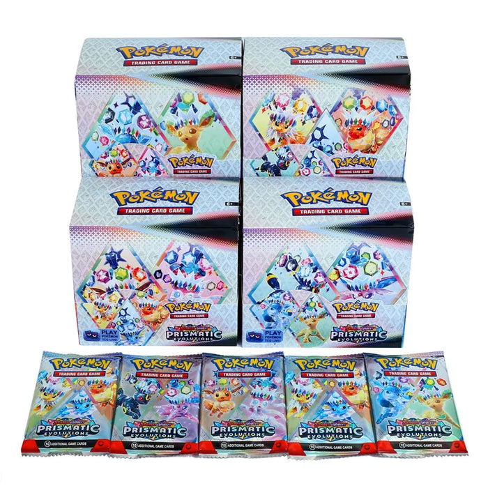 360 pezzi Pokemon Card Evoluzioni prismatiche Flames di ossidiana PALDEAN FATES Surging Sparks Scheda di traduzione di battaglia booster inglese