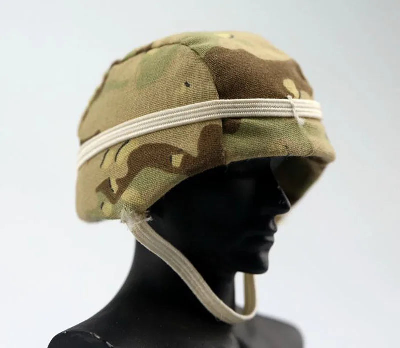 7 colori 1/6 scala maschio Solider casco modello US Army Hat Kuwait Camouflage Cap Net Helmet Cover per 12 pollici Action Figure Body