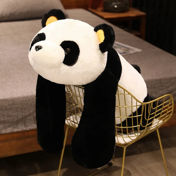60 cm-120 cm Panda gigante giocattoli di peluche morbido cuscino per dormire cartone animato animale orso farcito bambola classica per bambini compleanno regali di Natale