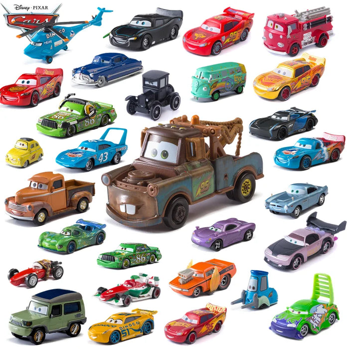 Auto Disney Pixar Auto Saetta McQueen Mater Jackson Storm Il Re Mater 1:55 In Lega di Metallo Auto Giocattolo Modello Giocattoli Per Bambini Regali