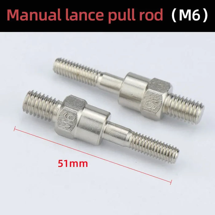 HIFESON Mano Rivetto Dado Pistola Parte Manuale Filettato Rivetto Testa Viti di Ricambio Tirare Asta Per BT-606 605 607 M3 M4 M5 M6 M8 M10 M12
