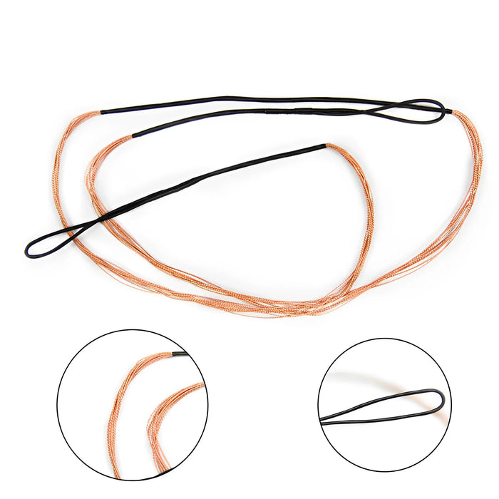 1 pz Lunghezza della corda dell'arco 112-170 cm Arco ricurvo tradizionale Arco lungo Accessori per tiro da caccia