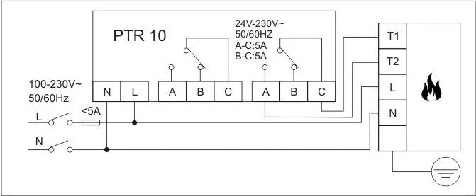 Termostato per riscaldamento WiFi wireless POER Termoregolatore intelligente regolatore di temperatura digitale per caldaia a gas pavimento caldo con Alexa