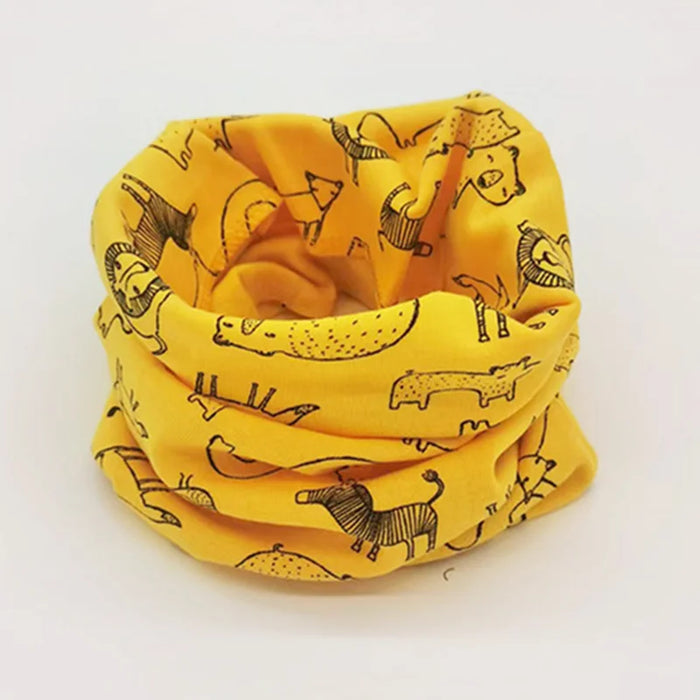 2024 Nuova Primavera Autunno Bambini Sciarpa Moda Bambini Bambino Sciarpa di cotone Ragazzi Ragazze O Ring Sciarpa Bambini Collare Bambino Sciarpa al collo