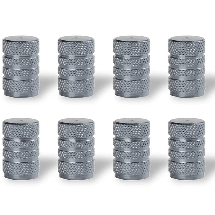 8Pc Cappucci per valvole per pneumatici Copri stelo per cerchioni Tappo per ruota automatico antipolvere Cappucci per capezzoli in lega di alluminio per auto e moto Bici