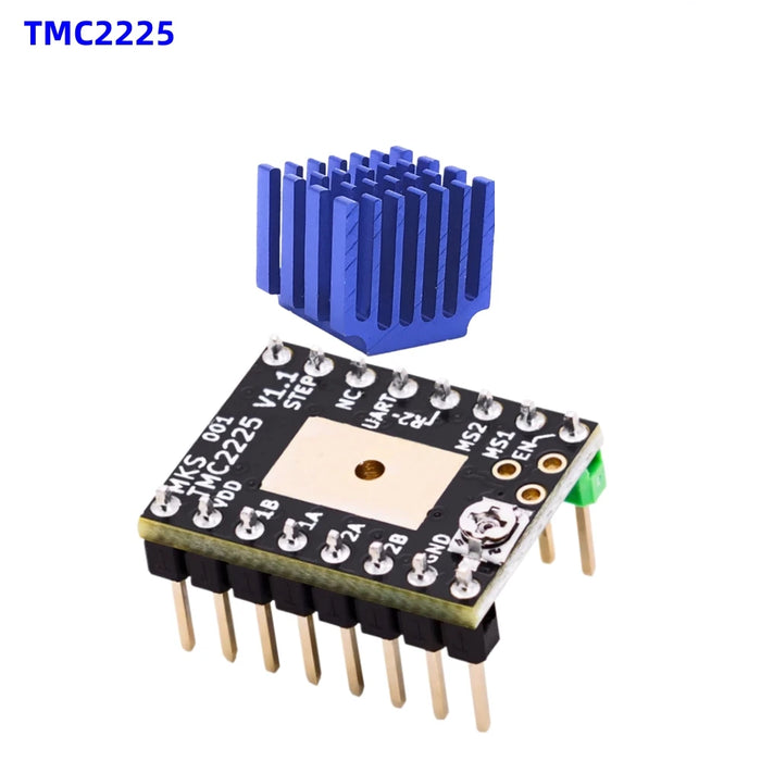 TMC2208 TMC2209 TMC2225 DRV8825 A4988 driver del motore passo-passo TMC 2208 2209 motore passo-passo CNC scudo driver dissipatore di calore per nema 17