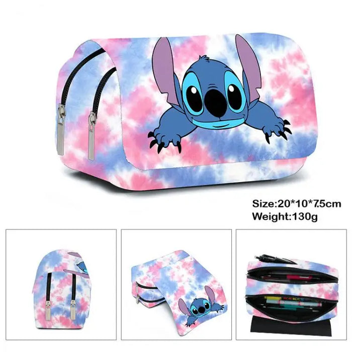Stitch Pencil Case Storage Bag grande capacità Super Large Cute Gift ragazzi studenti e ragazze cancelleria materiale scolastico cancelleria