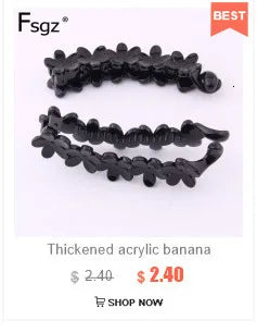 2021 accessori per capelli estivi Clip per capelli a Banana per signora ambientale Abs denti granchio per capelli Twist Hair Pin per ragazze 2 pezzi