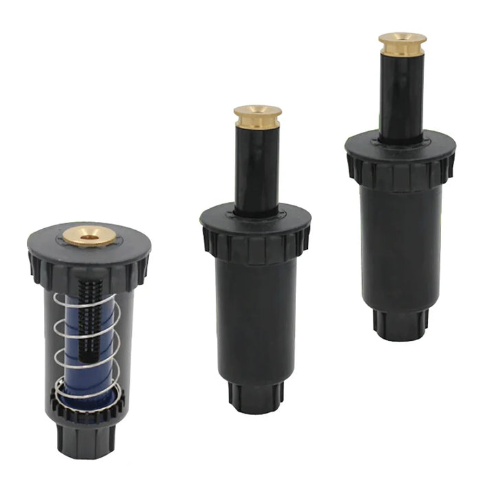 Irrigatori pop-up con filettatura da 1/2 ", 90/180/360 gradi, allungamento automatico, spruzzatore, giardino, prato, prati, ugello interrato