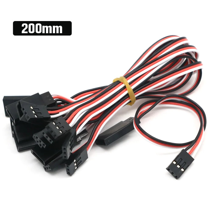 10 pz/lotto 10cm 15CM 30CM 50CM 100CM cavo di prolunga Servo RC cavo 150mm cavo JR all'ingrosso