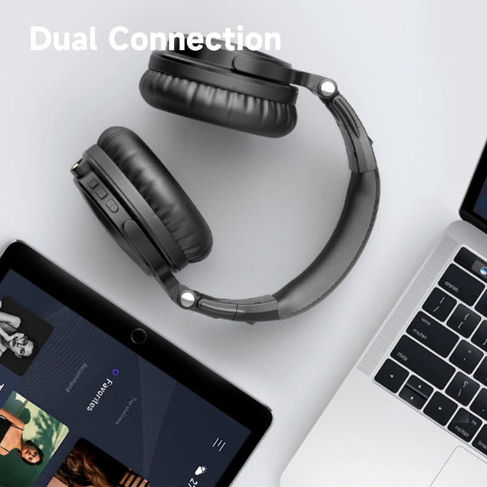 Oneodio Pro-C Cuffie wireless Bluetooth con microfono 110 ore ad alta risoluzione sopra l'orecchio Auricolare Bluetooth 5.2 per telefono PC Sport