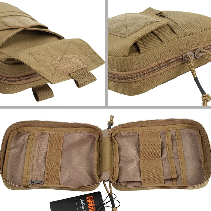 Marsupio tattico EDC Molle Marsupio multiuso Marsupio multifunzione con doppia cerniera Custodia per attrezzi da caccia