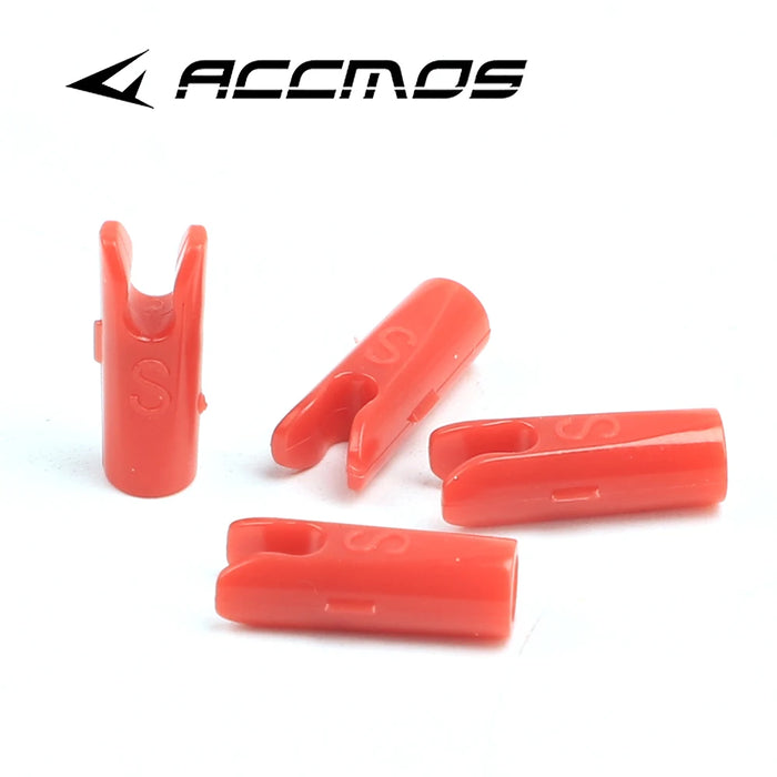 60 pz FAI DA TE In Plastica Freccia Spille Nocks Formato L E Taglia S Per ID4.2mm ID6.2mm 3.2mm Freccia Albero Tiro Con Arco accessorio