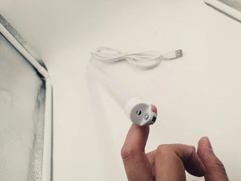 Barra luminosa a LED USB Striscia LED rigida da 5 V per la cucina Barra luminosa in alluminio dimmerabile per illuminazione sotto l'armadio Bianco caldo freddo