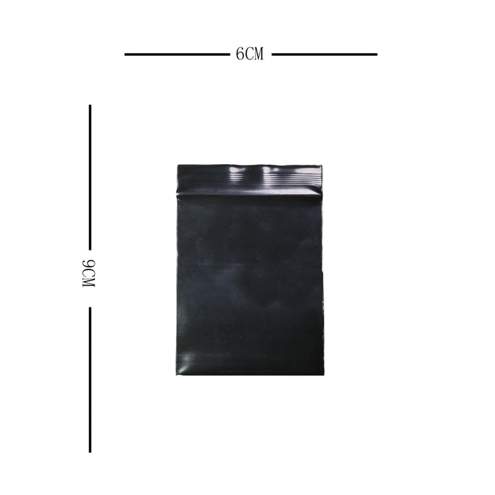 Sacchetti di plastica richiudibili con chiusura a cerniera in polietilene richiudibili da 100 pezzi