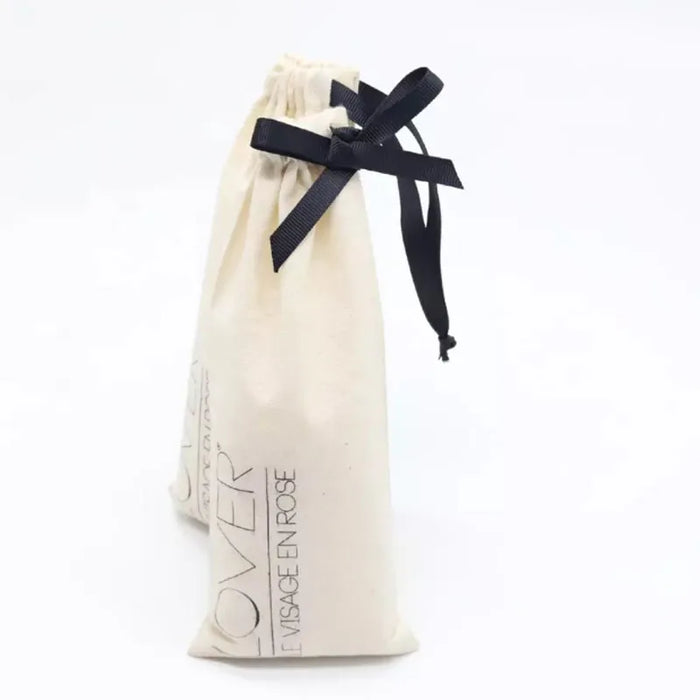 Piccoli sacchetti regalo in cotone bianco 5x7 cm 8x10 cm 9x12 cm Sacco bomboniera per caramelle per feste Borsa personalizzata con coulisse in mussola Custodia con logo per gioielli
