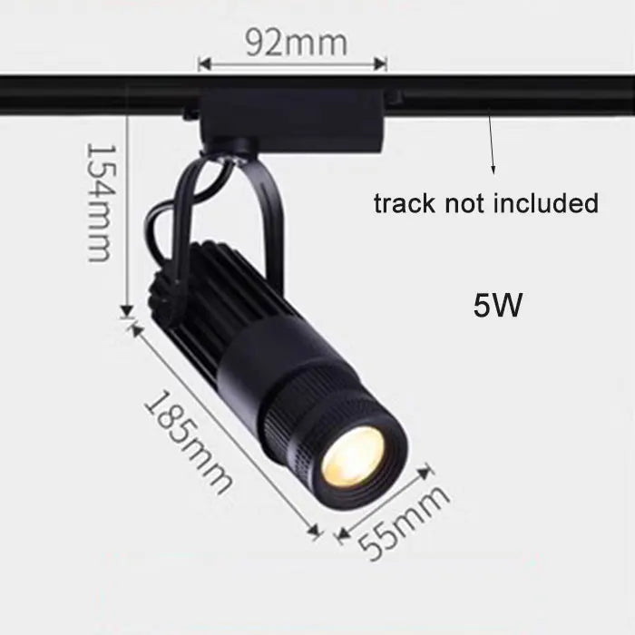 Faretti zoom da palcoscenico per teatro, luci a binario per proiettore con logo con messa a fuoco a LED, luci Gobo industriali per matrimoni in negozi di ristoranti aziendali