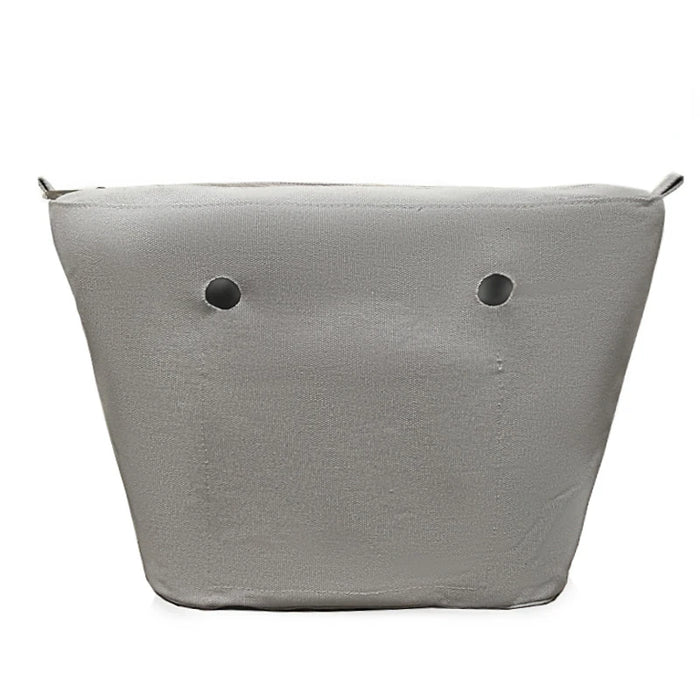 Nuovo formato classico Inserto impermeabile solido Fodera interna Inserto Tasca con cerniera per borsa Obag O Bag Accessori in silicone