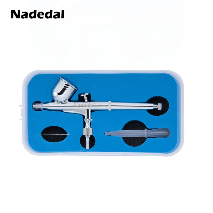 Gravity Feed Dual-Action Airbrush Kit pistola a spruzzo Trigger pistola a spruzzo per Art Craft Model Paint Spraying Hobby 0.3MM 7CC Air Brush