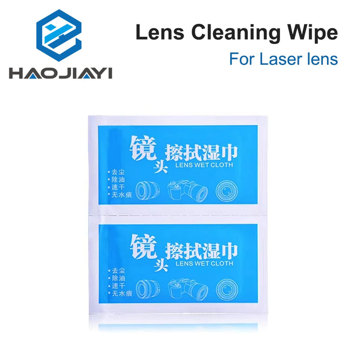 HAOJIAYI Salviette per la pulizia delle lenti per lenti laser a fibra CO2 da 10,6um e 1064nm, confezione da 20 pezzi