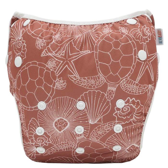 U Pick Alvababy costume da bagno Cool pannolino da bagno di grandi dimensioni pannolino da bagno riutilizzabile per bambini 0-3 anni