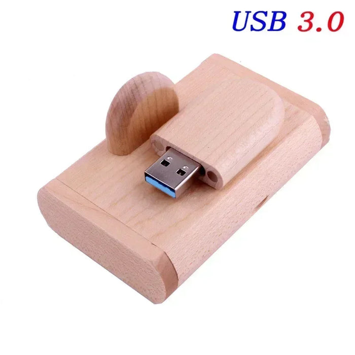 JASTER USB 3.0 LOGO ad alta velocità Scatola di legno Logo personale Pendrive cliente 8 GB 16 GB 32 GB 64 GB Chiavetta USB Pen Drive U Disco