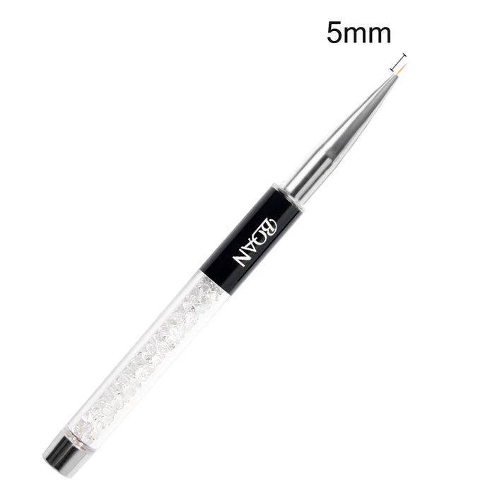 BQAN Professionale 5mm/7mm/9mm Pennello per unghie Disegna a mano Suggerimenti Disegno Linea Pittura Penna Strumenti Manicure Unghie artistiche Pennello Decorazione
