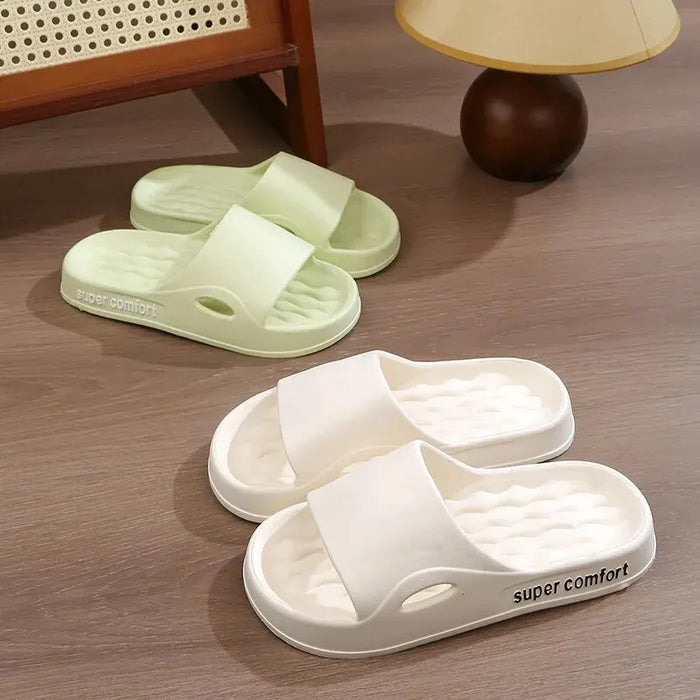 Pantofole con plateau spesse per le donne casa morbida suola cuscino diapositive sandali donna estate spiaggia infradito antiscivolo pantofola da bagno