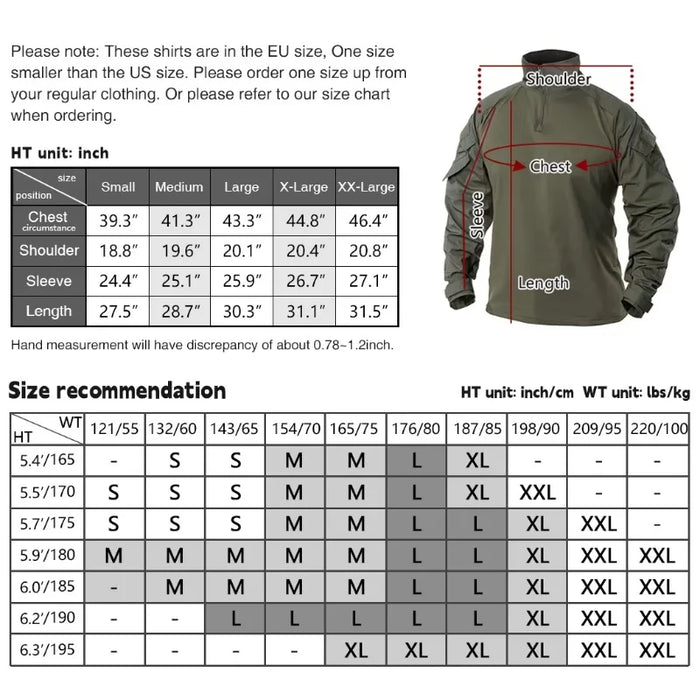 IDOGEAR G3 camicia abbigliamento da caccia Combattimento Gen3 Camicia Tattica 3101