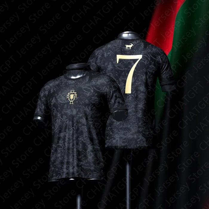 2025 Nuova maglietta sportiva da calcio da uomo Ronaldo Portogallo Maglia da allenamento per uomo/donna per adulti Kit maglia speciale per tifosi