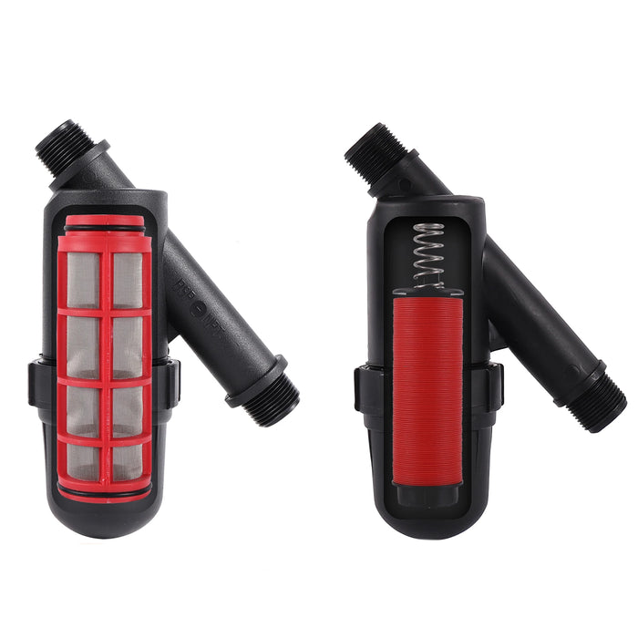120 Mesh 3/4 "filtro per l'acqua con schermo filettato maschio filtro in acciaio inossidabile sistema di nebulizzazione per irrigazione da giardino filtro per impurità