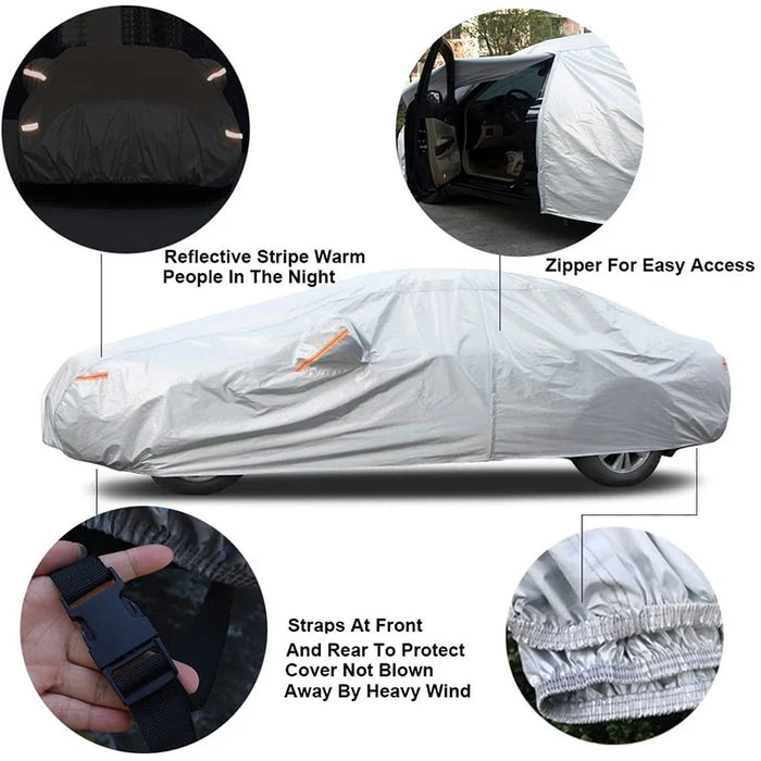 Kayme impermeabile coperture auto di protezione solare esterna della copertura per riflettore auto pioggia di polvere di neve di