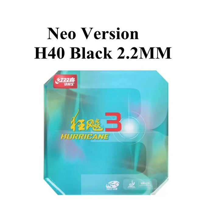 DHS NEO Hurricane 3 (Loop+Control) Pips-In Gomma da ping pong (ping-pong) con spugna 2,15 mm 2,2 mm