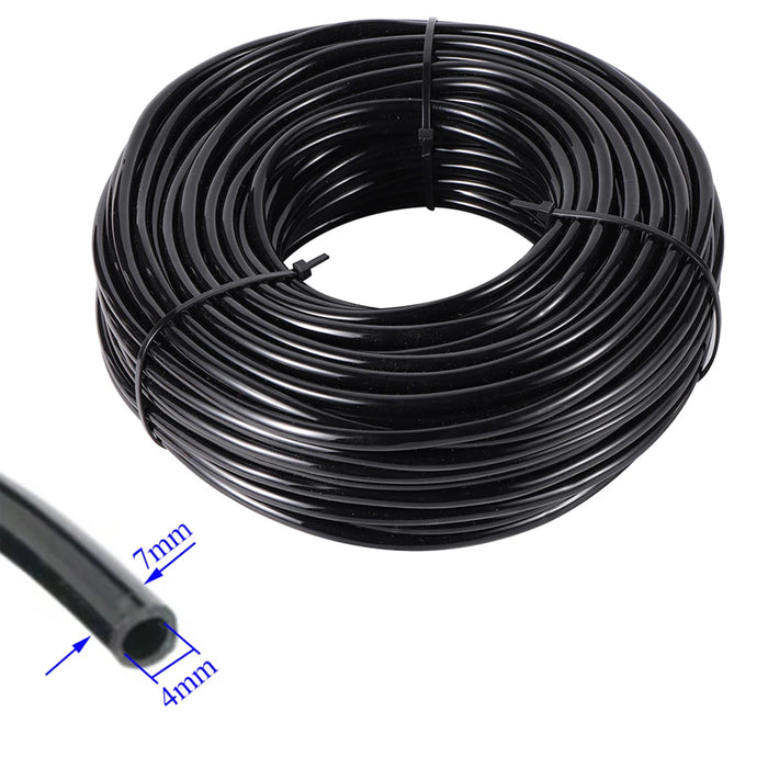 5M 4/7mm Tubo dell'acqua Giardino Micro Irrigazione a goccia 1/4 "Tubo morbido Irrigazione Tubo di irrigazione Giardinaggio Prato Sprinkler Irrigazione Strumento